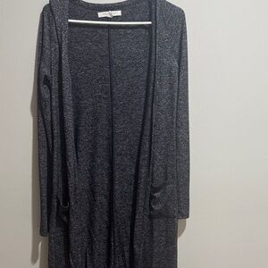 Aeropostale Gray Open-Front Hoodie